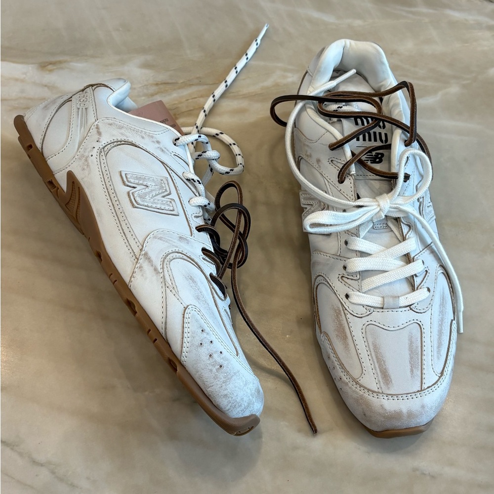 New MiuMiu New Balance Colab sneakers size 9